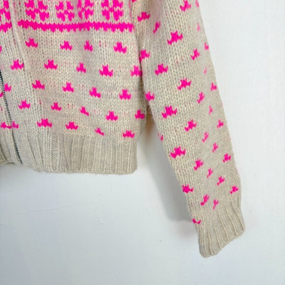 NWT American Eagle Elk Zip Up Hoodie Sweater Cropped Cardigan Size XS NEW - Picture 6 of 14